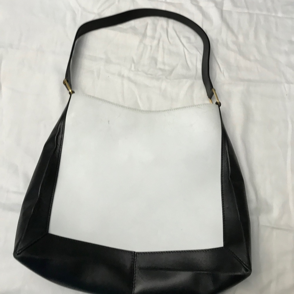 Bruno Magli Black and White Leather Bag
